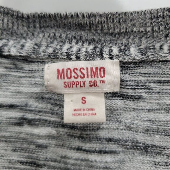 Mossimo Supply Co Women's Vintage Y2K Gray Spacedye LS Button Up Knit Cardigan S - Picture 4 of 6